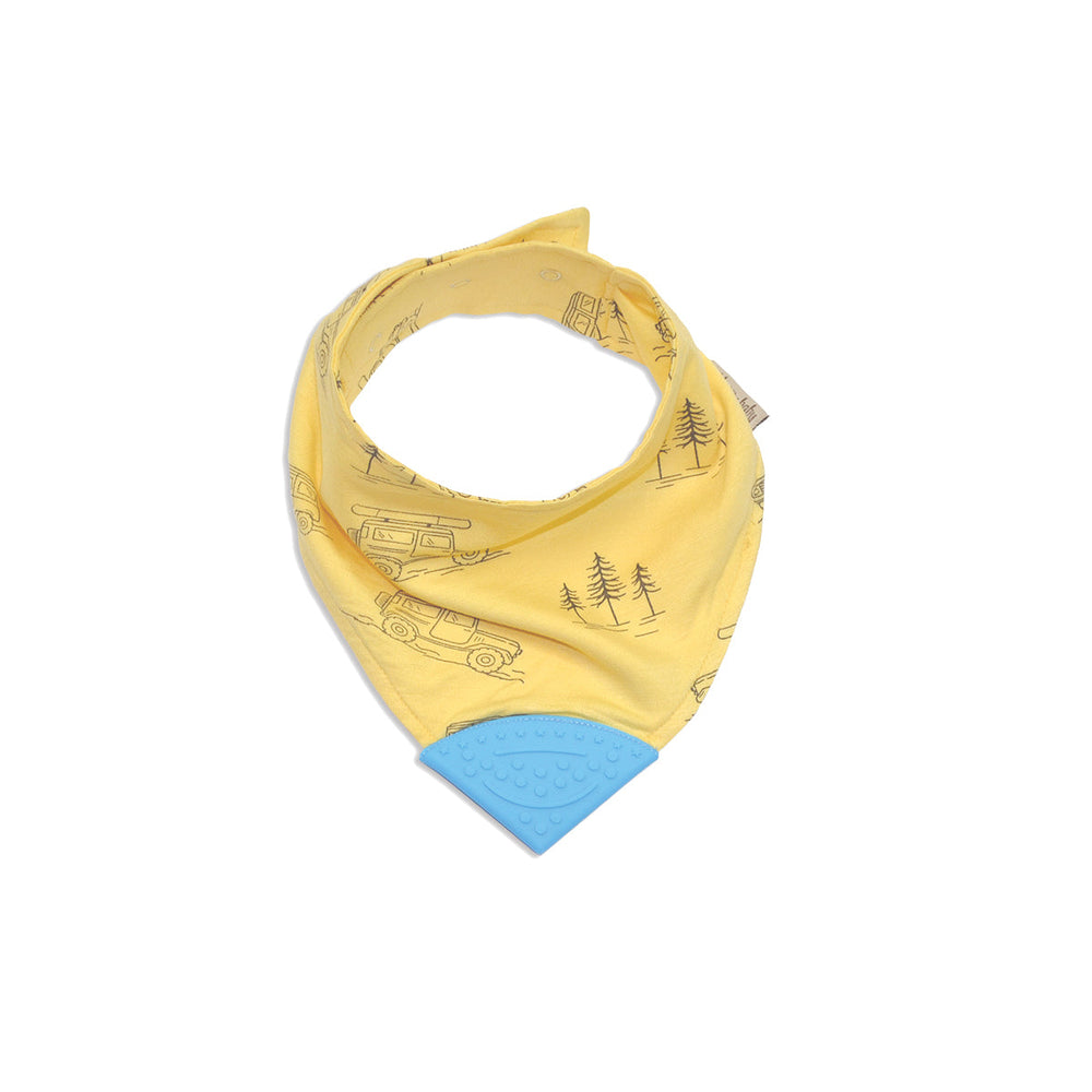 Bamboo Chewable Bib (Off Road print)