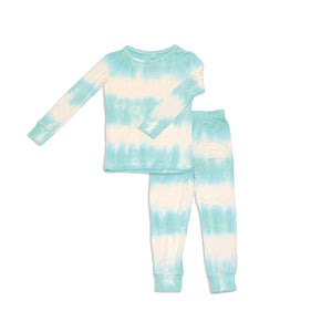 Bamboo Long Sleeve 2 pc Pajama set (Tie Dye Stripe)