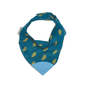 Bamboo Chewable Bib (Dotty Leaf Print)