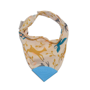 Bamboo Chewable Bib (Woodland Frolic Print)