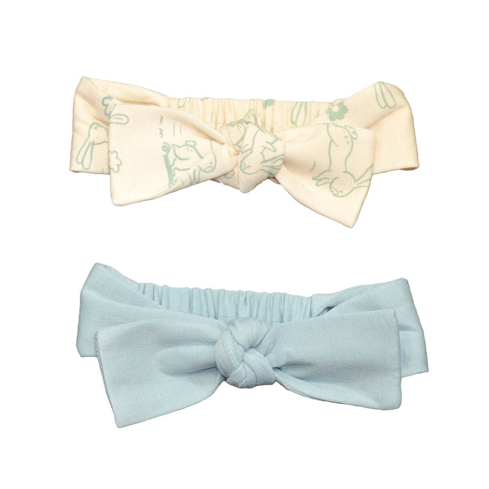 Bamboo Headbands 2 pack (Lustre/Go Go Bunny Print)