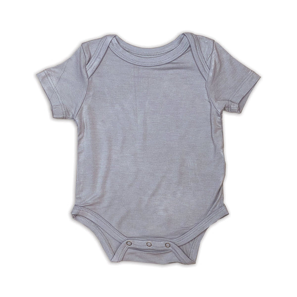 Bamboo Short Sleeve Onesie (Shadow)