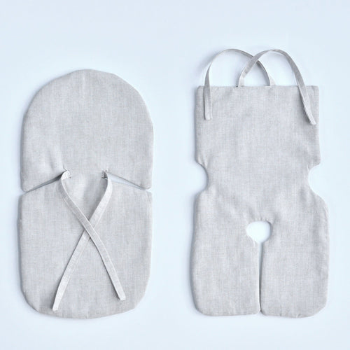 Organic Cooling Infant Car Seat Flax Inserts & Linen Covers