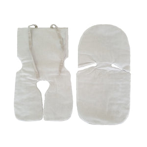 Organic Cooling Infant Car Seat Flax Inserts & Linen Covers