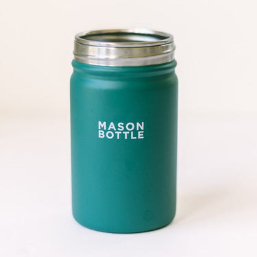 16oz stainless steel mason jar for food storage and on-the-go convenience, perfect for baby meals and snacks.