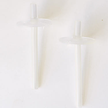 Silicone straw tops for babies, 2 pack, perfect feeding utensil for safe and easy sipping.