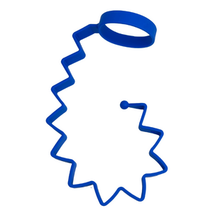 "Baby Bottle Bungee in angle 12 view, securely holds bottles for easy access and convenience."