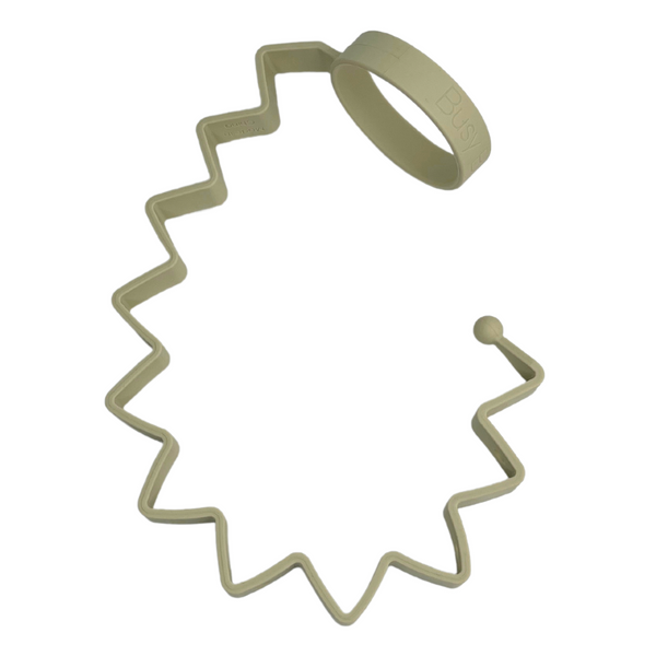 "Angle 14 view of Bottle Bungee, a secure and convenient baby bottle holder for on-the-go parents."