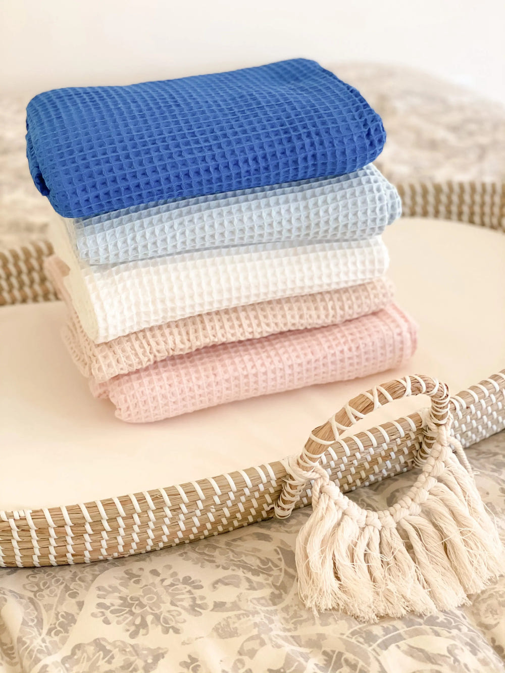 Waffle Blankets - Newborn, Baby, Toddler - 100% Cotton - MOOGCO Baby