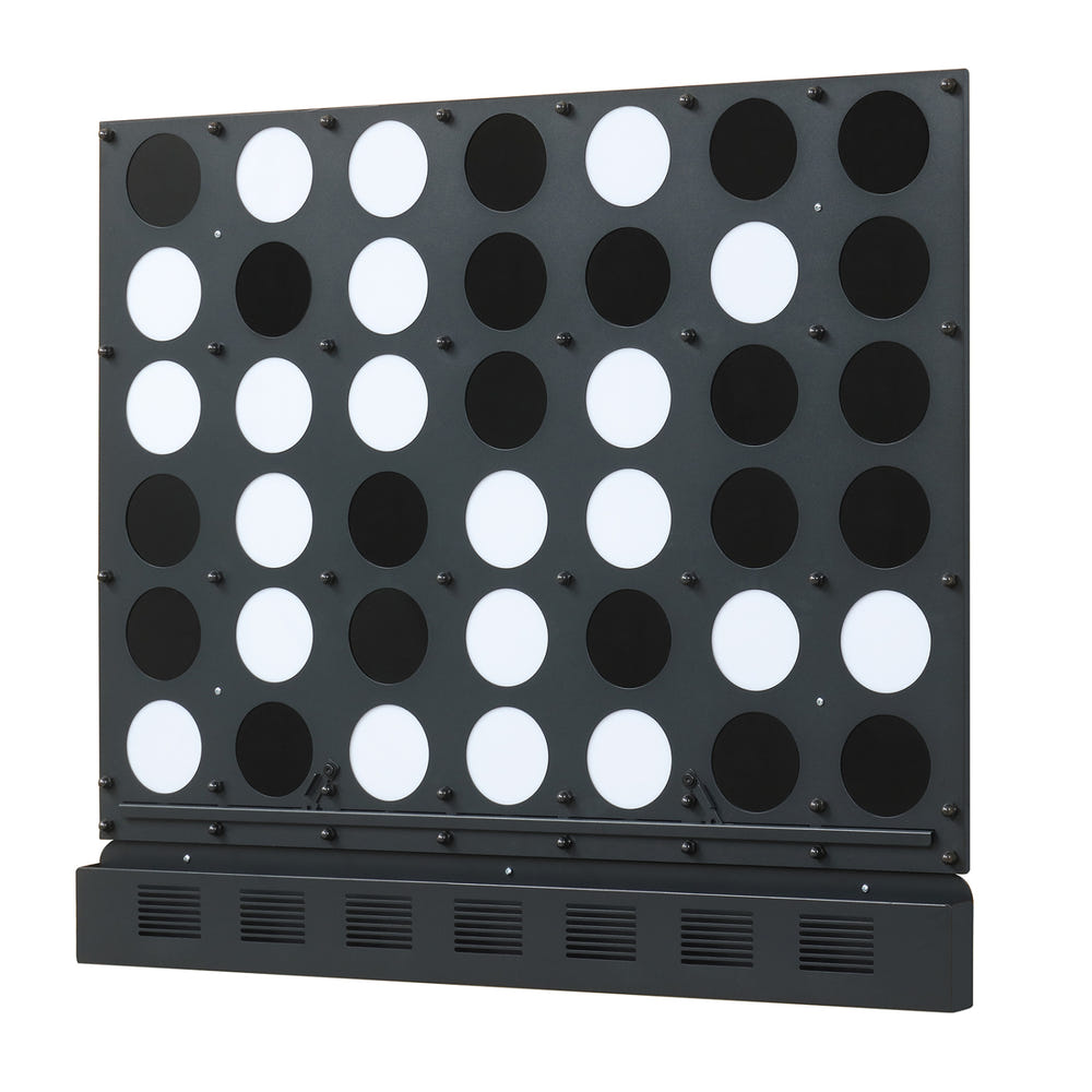 Wall-mounted Jumbo 4-in-a-Row Game with Acrylic Discs
