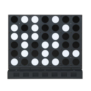 Wall-mounted Jumbo 4-in-a-Row Game with Acrylic Discs