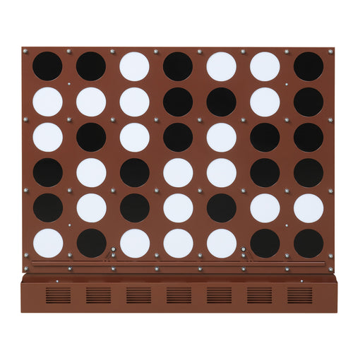 Wall-mounted Jumbo 4-in-a-Row Game with Acrylic Discs