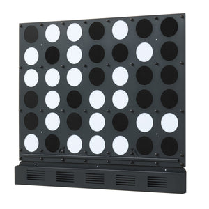 Wall-mounted Metal Connect-4 Game with Acrylic Discs