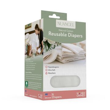 Natural Cotton Pre-fold Cloth Diaper