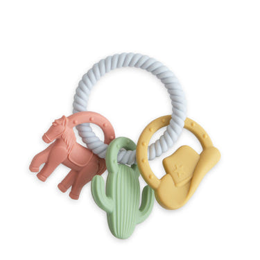 Western Teething Ring for babies, designed for soothing gums and promoting healthy teething.
