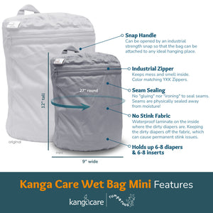Kanga Care Wet Bag Mini - WeeHoo (Scarlet)