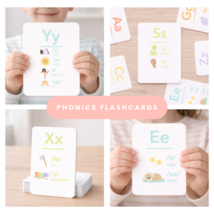 GoodnightFox Reading Flashcards Bundle ages 3, 6 92 cards