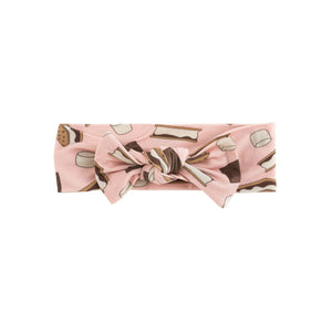 S'more to Love (Bow Headband) - Pink