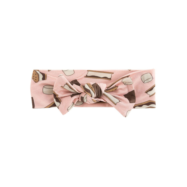 S'more to Love (Bow Headband) - Pink