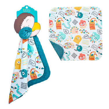 Mini Minky Blanket Monster Party