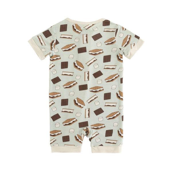 S'more to Love (Romper) - Blue