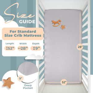Nyte Nyte Bamboo Fitted Crib Sheet