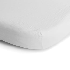 Mushie Extra Soft Muslin Crib Sheet 100% Cotton Pre-washed