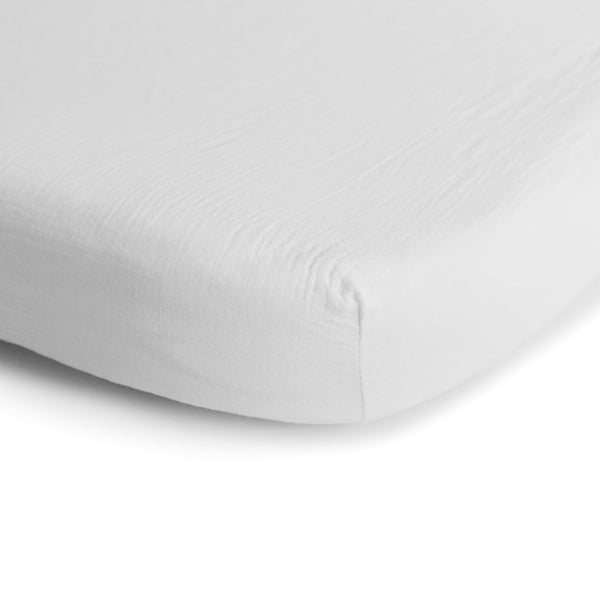 Mushie Extra Soft Muslin Crib Sheet 100% Cotton Pre-washed