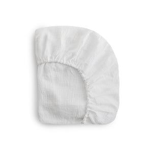 Mushie Mini Muslin Crib Sheet 100% Cotton Breathable