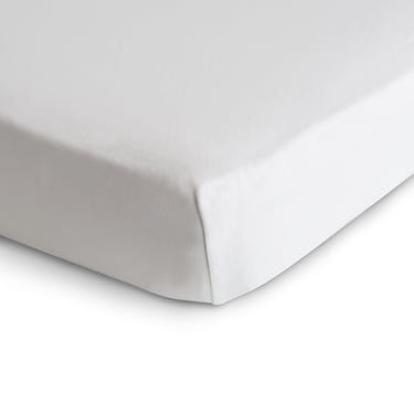Stretchy crib sheet in soft fabric, perfect fit for standard cribs, enhancing comfort and style for your baby's nursery.