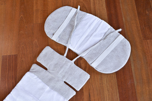 Organic Flax Linen Car Seat & Cooling Stroller Liners