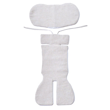 Organic Flax Linen Car Seat & Cooling Stroller Liners