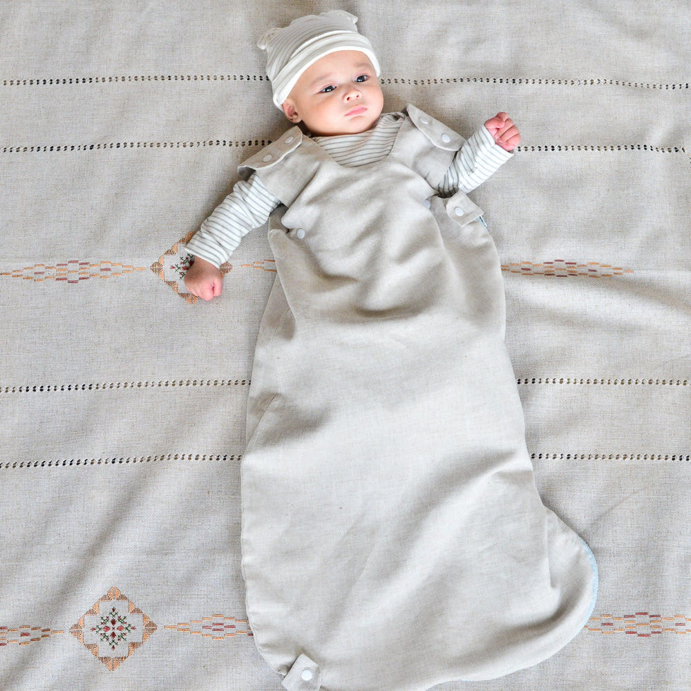 Organic Flax Linen Baby & Toddler 0.5 TOG Sleep Sack