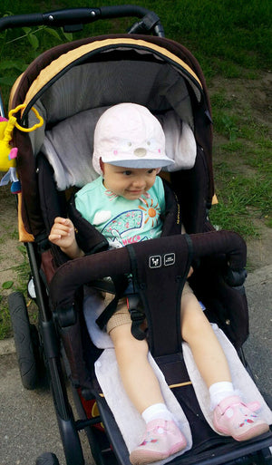 Organic Flax Linen Car Seat & Cooling Stroller Liners