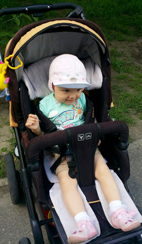 Organic Flax Linen Car Seat & Cooling Stroller Liners