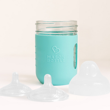 Mason Bottle DIY Kit for babies - customizable, eco-friendly baby bottle solution.