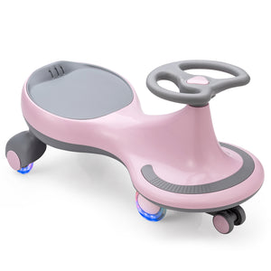 Wiggle Car Ride-on Toy with Flashing Wheels - Educational for Kids