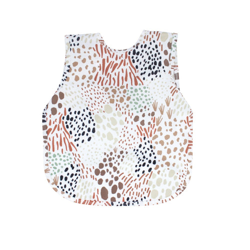 Wild Bapron for babies, angle 3 view, featuring a colorful, mess-free design for mealtime fun and easy cleanup.