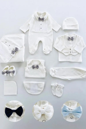 William Newborn White Coming Home Set (10 pcs)