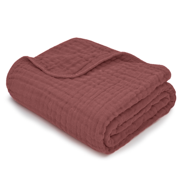 Baby Muslin Blanket in Wine