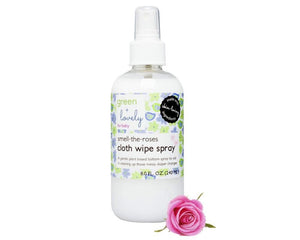 Organic Smell the Roses Cloth Diaper Wipe Spray - Rose Water Infused - 8 oz.