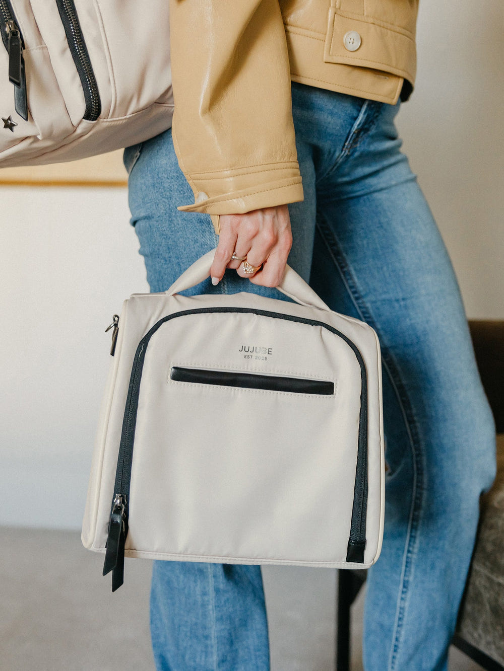 Witney Carson Insulated Bottle Bag - Cloud - MOOGCO Baby