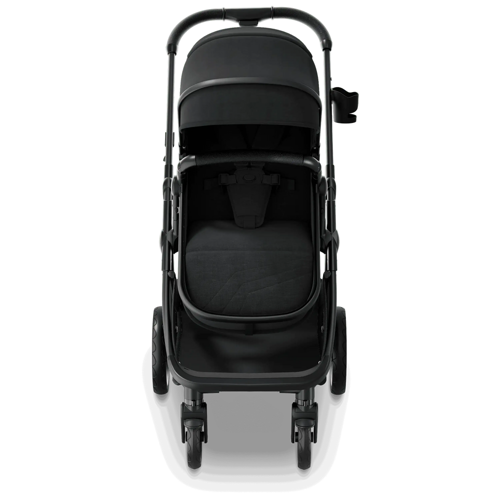 Mompush Wiz stroller in a sleek design, perfect for stylish and comfortable baby outings.