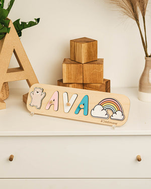 Rainbow Name Puzzle