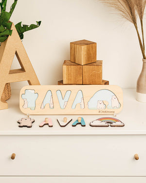 Rainbow Name Puzzle
