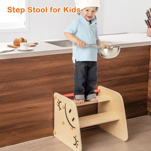 Wooden Climbing Toy Triangle Climber Set with Seesaw for Toddlers & Kids