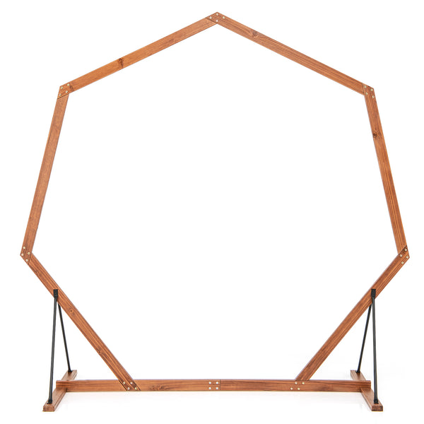 Wooden Wedding Arch Solid Wood Arbor Backdrop Stand for Wedding Ceremony