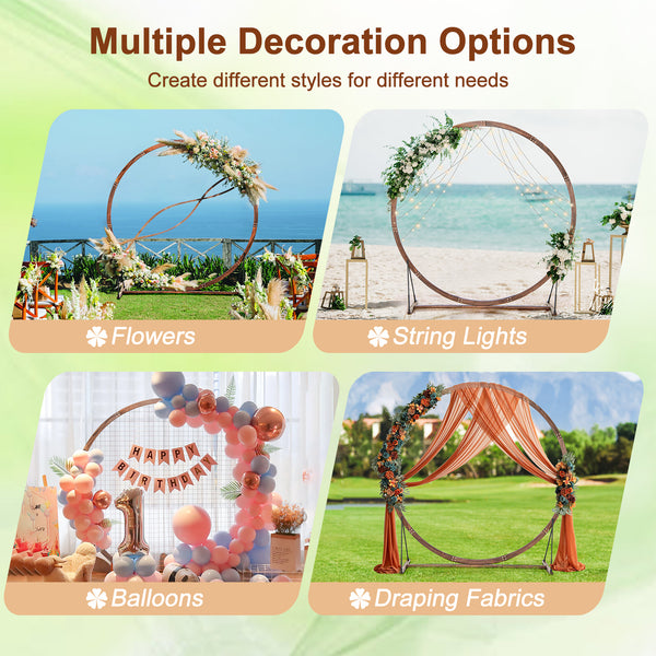Wooden Wedding Arch Solid Wood Arbor Backdrop Stand for Wedding Ceremony