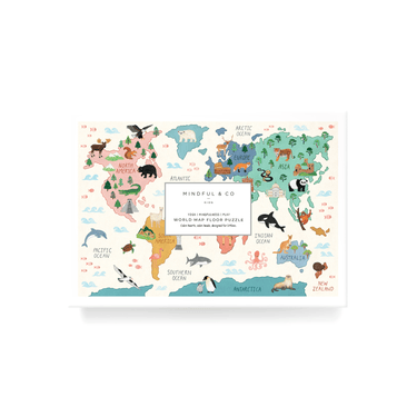 World Map Floor Puzzle