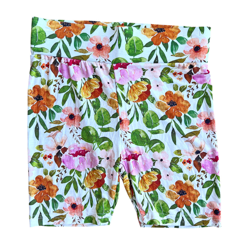 Xianna Floral Bamboo Kids Biker Short
